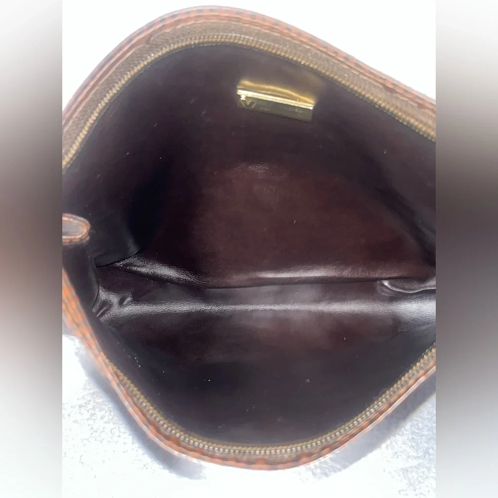 Mario Valentino Monogram Brown Clutch - Picture 4 of 14